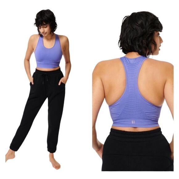 NWT Sweaty Betty Stamina Sports Bra in Cornflower Blue XS - Picture 1 of 7